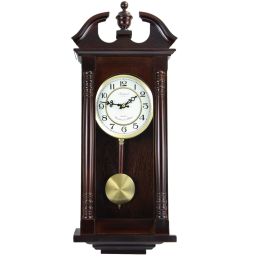 Bedford Clock Collection 27.5 Inch Chery Oak Wall Clock