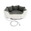 Heated 19-inch Small Dog or Cat Bed with 6ft Electric Cord