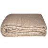 California King 3-Piece Quilted Bedspread 100% Cotton in Taupe