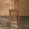 Set of 2 - Solid Hardwood 30-inch BarStool in Classic Cherry Finish Wood