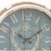 17-inch Nautical Blue Vintage Style Wall Clock