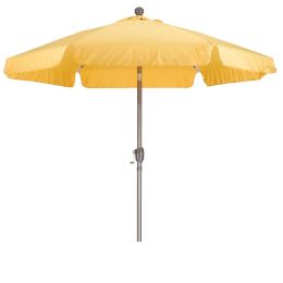 Yellow 7.5-Ft Outdoor Patio Umbrella with Push Button Tilt and Aluminum Pole