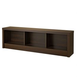 Bedroom Storage Bench Footboard in Espresso Wood Finish