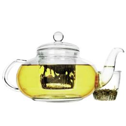 Stovetop Safe 40-oz Glass Teapot with Tea Infuser