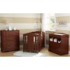 Royal Cherry Wood Baby Diaper Changing Table with 2 Drawers