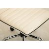 Heavy Duty Beige Channel-Tufted Conference Chair