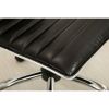 Heavy Duty Black Channel-Tufted Conference Chair