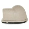 Large 43.8-inch Igloo Shape Weather Resistant Dog House in Tan