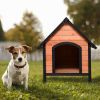 Medium Dog Outdoor Indoor Wooden Pet Room Shelter House