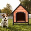 Medium size Outdoor or Indoor Wooden Dog House