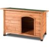 Medium size Outdoor Dog House with Hinged Asphalt Roof