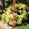 Pure Copper 8.5-Ft Bell Cone Shape Rain Chain