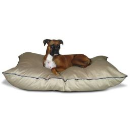 Medium size Dog Bed Pillow in Khaki - Made in USA
