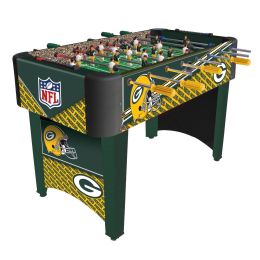 Foosball Table with NFL Green Bay Packers Design