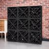 Stackable 12-Bottle Wine Rack in Natural Wood Finish