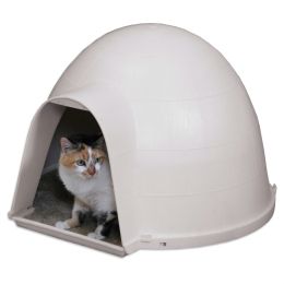 Durable Cat Condo House Igloo with Carped Floor - Made in USA