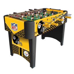Foosball Table with NFL Pittsburgh Steelers Design