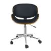 Black Mid-Century Modern Classic Mid-Back Office Chair