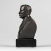 6-inch High Theodore Roosevelt Bust Sculpture Statue in Bronze Finish