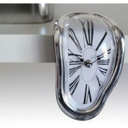 Dali Style Mantel or Shelf Sitting Melting Clock