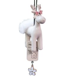 Lovely Ceramics Deer for Cars Rear View Mirror Hanging Accessories